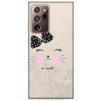 Lopard Samsung Galaxy Note 20 Ultra Uyumlu Kılıf Kediler (18) Telefon Kılıfları So Sweet