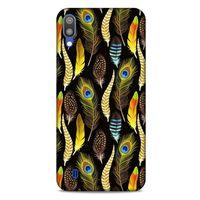 Samsung Galaxy M10 Kılıf Desenli Özel Seri Tüyler (7) Telefon Kılıfı