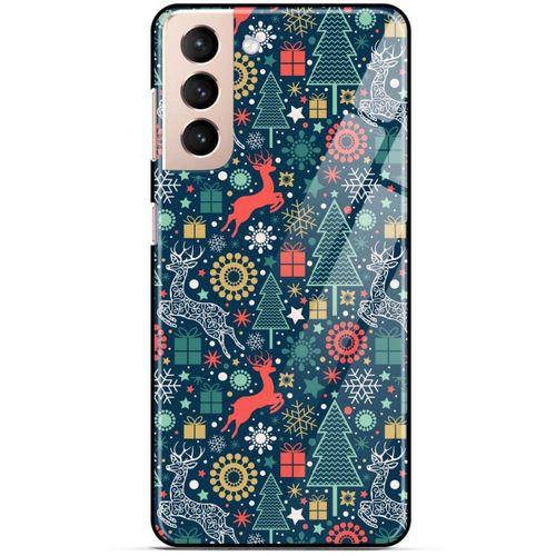 Samsung Galaxy S21 Plus Kılıf Yılbaşı Süsleri (33) Hybrid Kılıf