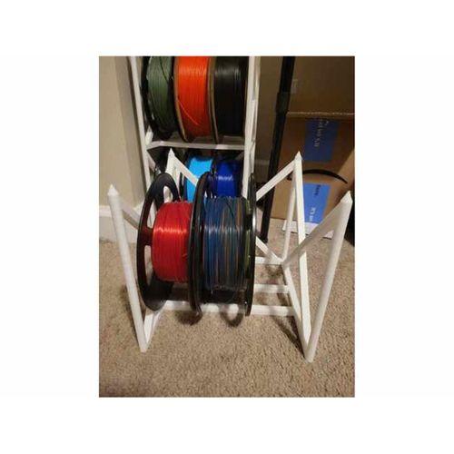 Stackable Filament Rack - Yığılabilir Filament Rafı 3D Baskı (Bu ürün Sadece Plastik parçadır - Almadan Önce Soru Sorabilirsiniz)