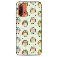 Lopard Xiaomi Redmi 9T Uyumlu Kılıf Baykuşlar (17) Tasarım Kılıf