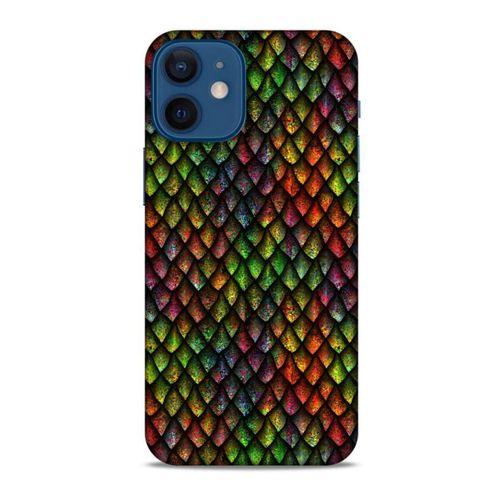 Apple iPhone 12 Mini Kılıf Dragons (6) Silikon Kılıf Ejderha Skin Çok Renkli