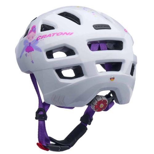 Kask Çocuk Maxster Fay White Glossy Cratoni S-M