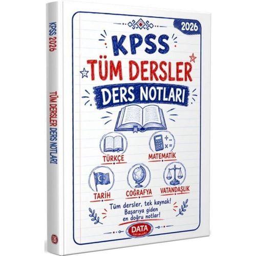 2026 KPSS Tüm Dersler Ders Notları Data Yayınları