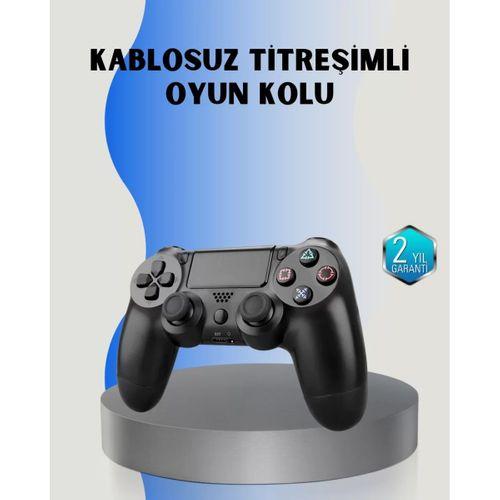 Ps4 Uyumlu Kablosuz Oyun Kolu – Gerçekçi Titreşimli Geri Bildirim