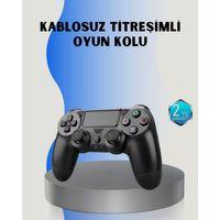 Ps4 Uyumlu Kablosuz Oyun Kolu – Gerçekçi Titreşimli Geri Bildirim