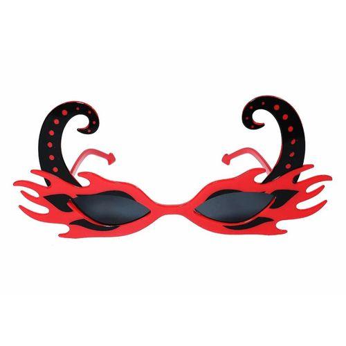 Kırmızı Alevli Parti Gözlüğü