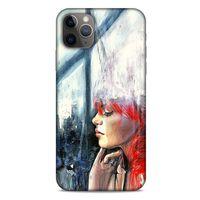 Apple Iphone 11 Pro Max Kılıf Depresyon (14) Lansman Kılıf Mor Bordo