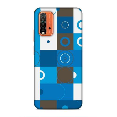 Xiaomi Redmi 9T Uyumlu Kılıf Insomnia (27) Tasarımlı Kılıf Mavi Beyaz