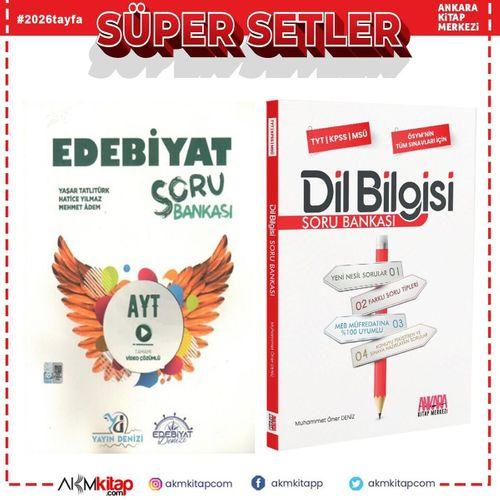 Yayın Denizi AYT Edebiyat ve AKM Dil Bilgisi Soru Bankası Seti 2 Kitap