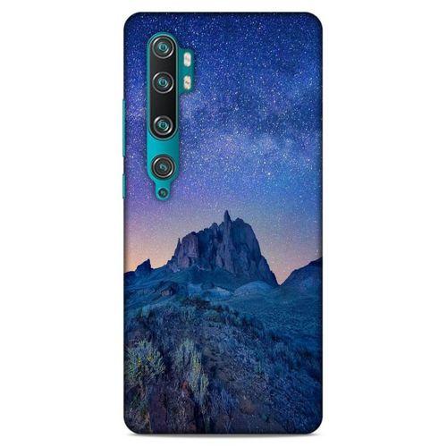 Lopard Xiaomi Mi Cc9 Pro Uyumlu Kılıf Gece'S (40) Fit Silikon Kılıf Mavi Gece
