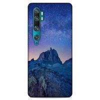 Lopard Xiaomi Mi Cc9 Pro Uyumlu Kılıf Gece'S (40) Fit Silikon Kılıf Mavi Gece