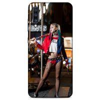 Samsung Galaxy A70 Uyumlu Kılıf Harley Quinn (24) Darbe Emici Kılıf Kiraz kırmızısı