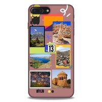 Lopard Apple Iphone 8 Plus Uyumlu Kılıf Şehirli ※ (13) Bitlis Silikon Kap