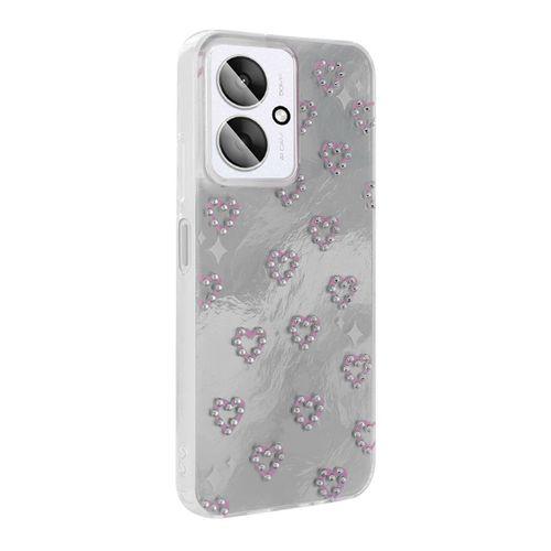 Xiaomi Poco C65 Kılıf Kamera Korumalı Figürlü Zore Ponti Silikon Kapak