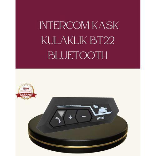Motosiklet Sürüşleri İçin Bt22 Kask Bluetooth Kulaklık Mikrofonlu