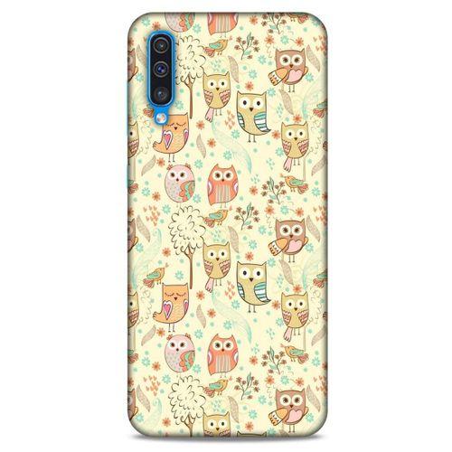 Baykuşlar (34) Desenli Silikon Kapak Telefon Kabı Samsung Galaxy A30s Kılıf