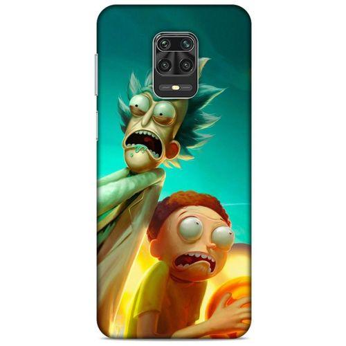 Xiaomi Redmi Note 9S Uyumlu Kılıf Rick And Morty (24) Darbe Emici Kılıf Frank Palicky