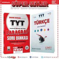 Limit TYT Türkçe ve Yediiklim Savaş Doğan Serisi Paragraf Soru Bankası Seti 2 Kitap