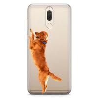 Huawei Mate 10 Lite Kılıf Golden Retriever Arka Kapak Koruma Desenli Full Koruyucu
