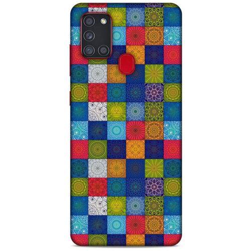 Ethnic Culture (38) Samsung Galaxy A21s Kılıf Silikon Kapak Desenli
