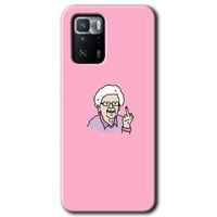 Xiaomi Poco x3 GT HD Baskılı Kılıf + 9D Tam Ekran Koruyucu - Bad Grandmother