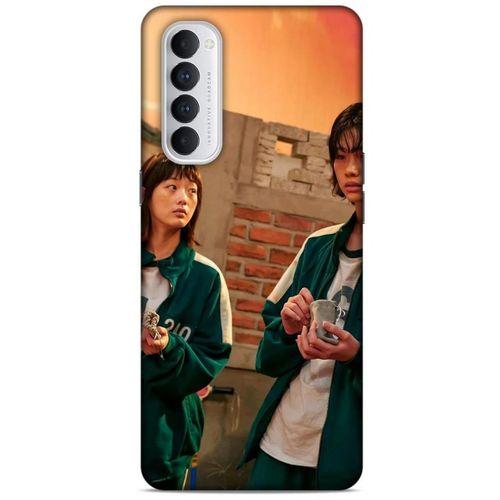 Oppo Reno 4 Pro Uyumlu Kılıf Squid Game (10) Full Koruma Kılıfı Sang-Ook