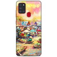 Cityx (16) Samsung Galaxy A21s Kılıf Silikon Kapak Desenli