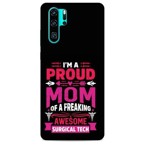Huawei P30 Pro Uyumlu Kılıf Pembe Delisi (48) Bumper Kılıf Writing