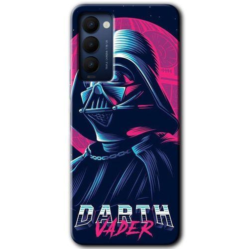 Tecno Camon 18 HD Baskılı Kılıf + 9D Tam Ekran Koruyucu - Darth Vader