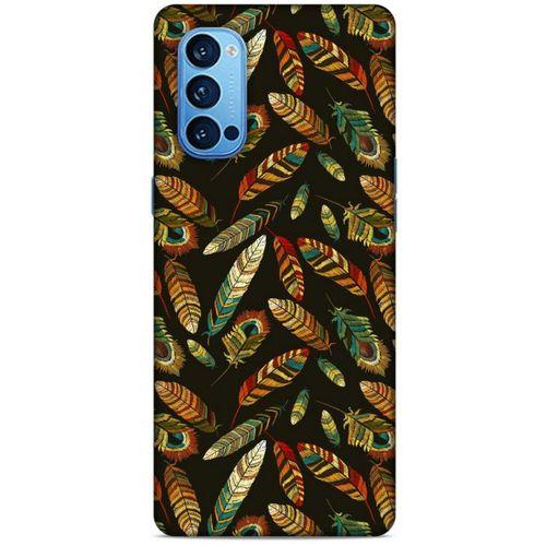 Oppo Reno 4 Pro Kılıf Desenli Özel Seri Tüyler (9) Kılıf