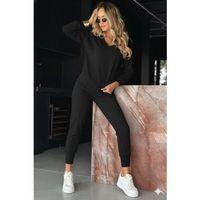 Kadın Uzun Kollu V Yakalı Viskon Iki Iplik Bluz Ve Pantolon Ikili Takım