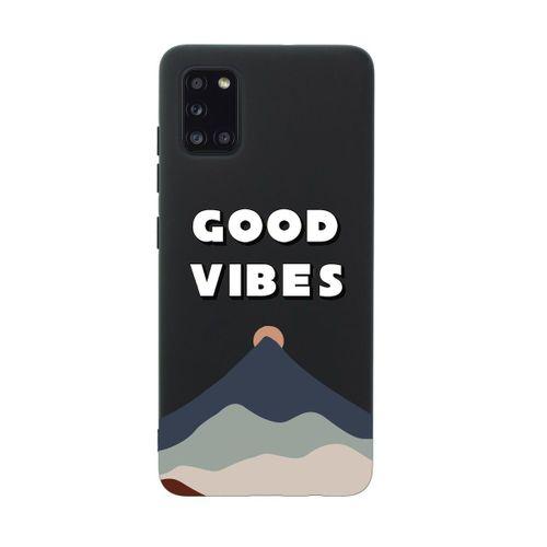 Samsung A31 Good Vibes Premium Silikonlu Telefon Kılıfı