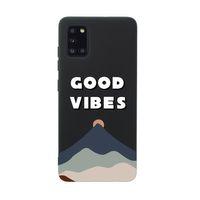 Samsung A31 Good Vibes Premium Silikonlu Telefon Kılıfı