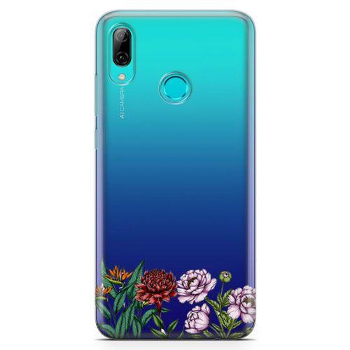 Huawei Y7 2019 Kılıf Çiçek Üçlü Arka Kapak Koruma Desenli Full Koruyucu