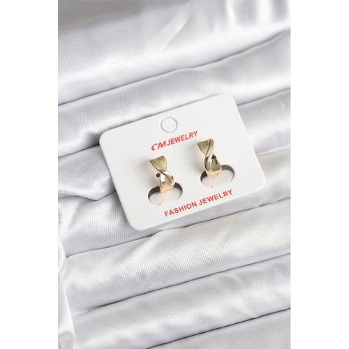 14K Gold Renk Kaplama CM Kadın Küpe