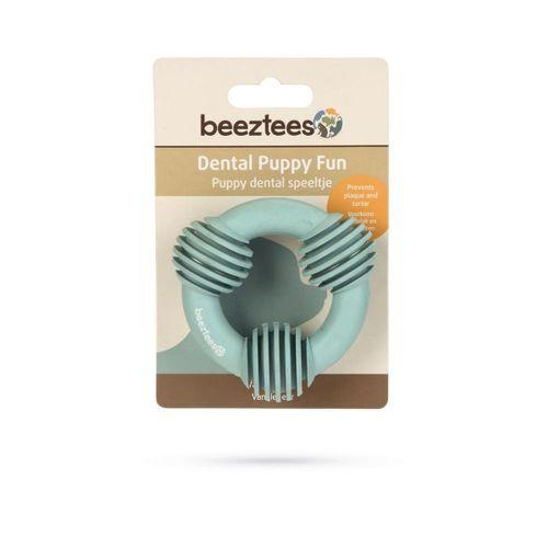 Beeztees Yavru Köpek Diş Oyuncağı, İçi Dolu Halka, Kauçuk, Yeşil, 8cm