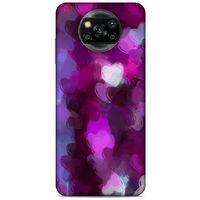 Xiaomi Redmi Poco X3 Uyumlu Kılıf Mor Delisi (42) Rugged Armor Kılıf Kalp