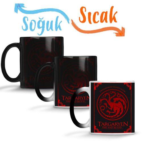 Targaryen House 2 Sihirli Kupa Bardak Porselen