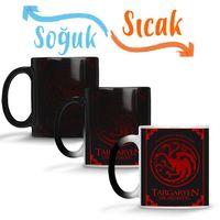 Targaryen House 2 Sihirli Kupa Bardak Porselen