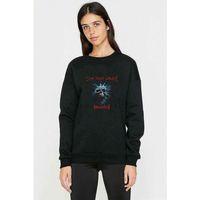 Six Feet Under Baskılı Siyah Kadın Sweashirt