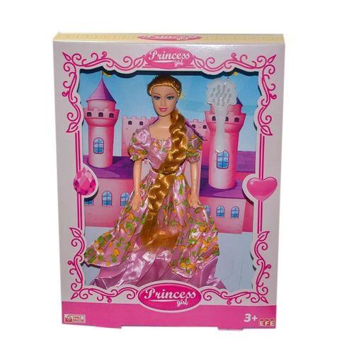 204Uzun  Örgülü Saçlı Prıncess Bebek