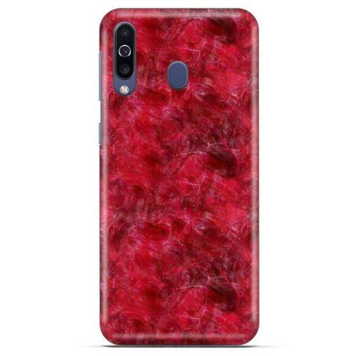Mermer Desenli (6) Tema Silikon Kılıf Kırmızı Alcatel 1S Kılıf