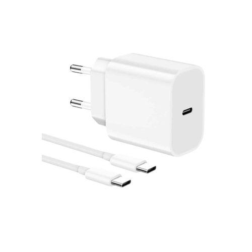 15/pro/pro Max 20w İos Uyumlu Hızlı Şarj Aleti Adaptörlü Beyaz