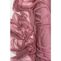 Yağmur Damlası Simli Abiye Elbise Şallık Tül Kumaş Gül Kurusu 32-H