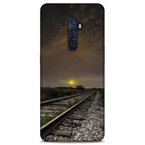 Lopard Oppo Reno 2 Uyumlu Kılıf Gece'S (33) Hybrid Kılıf Demiryolu