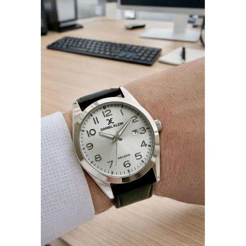Daniel Klein Deri Kordon Takvimli Kadran 2 Yıl Garantili 3 Atm Dayanıklı Erkek Kol Saati ES14272-5