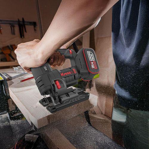 Kress KUE26.91 20Volt Profesyonel Kömürsüz Devir Ayarlı Şarjlı Dekupaj Testere (Akü Dahil Değildir)
