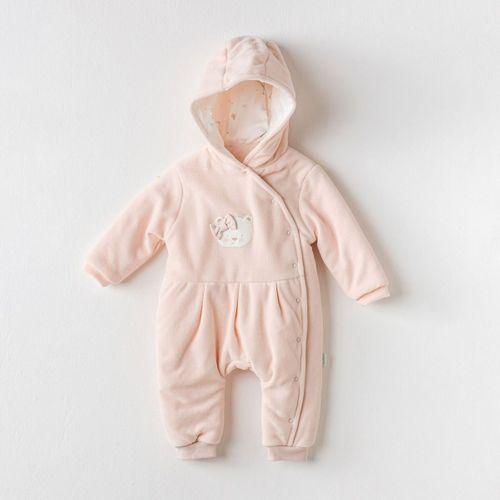 Andywawa Andywawa AC24130 Ballerina Kadife Bebe Kozmonot Pink