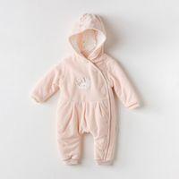 Andywawa Andywawa AC24130 Ballerina Kadife Bebe Kozmonot Pink